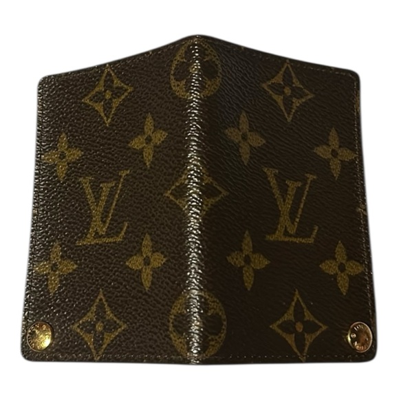Authentic! Louis Vuitton Monogram Porte Cartas Pression Card Holder (7) - Picture 4 of 12